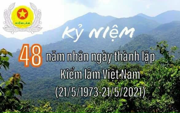 THƯ CHÚC MỪNG Nhân kỷ niệm 48 năm ngày thành lập Lực lượng Kiểm lâm Việt Nam (21/5/1973- 21/5/2021)
